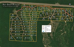tract layout map for Red Barn Ranch Tract 47, 5.56 acres for sale in Benton County, Tennessee
