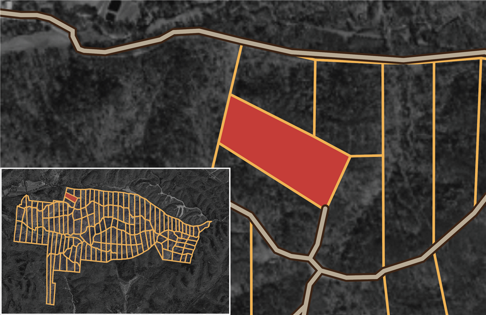 9.08 acre rural land tract for sale at Big White Oak Tract 68 in Perry County, Tennessee