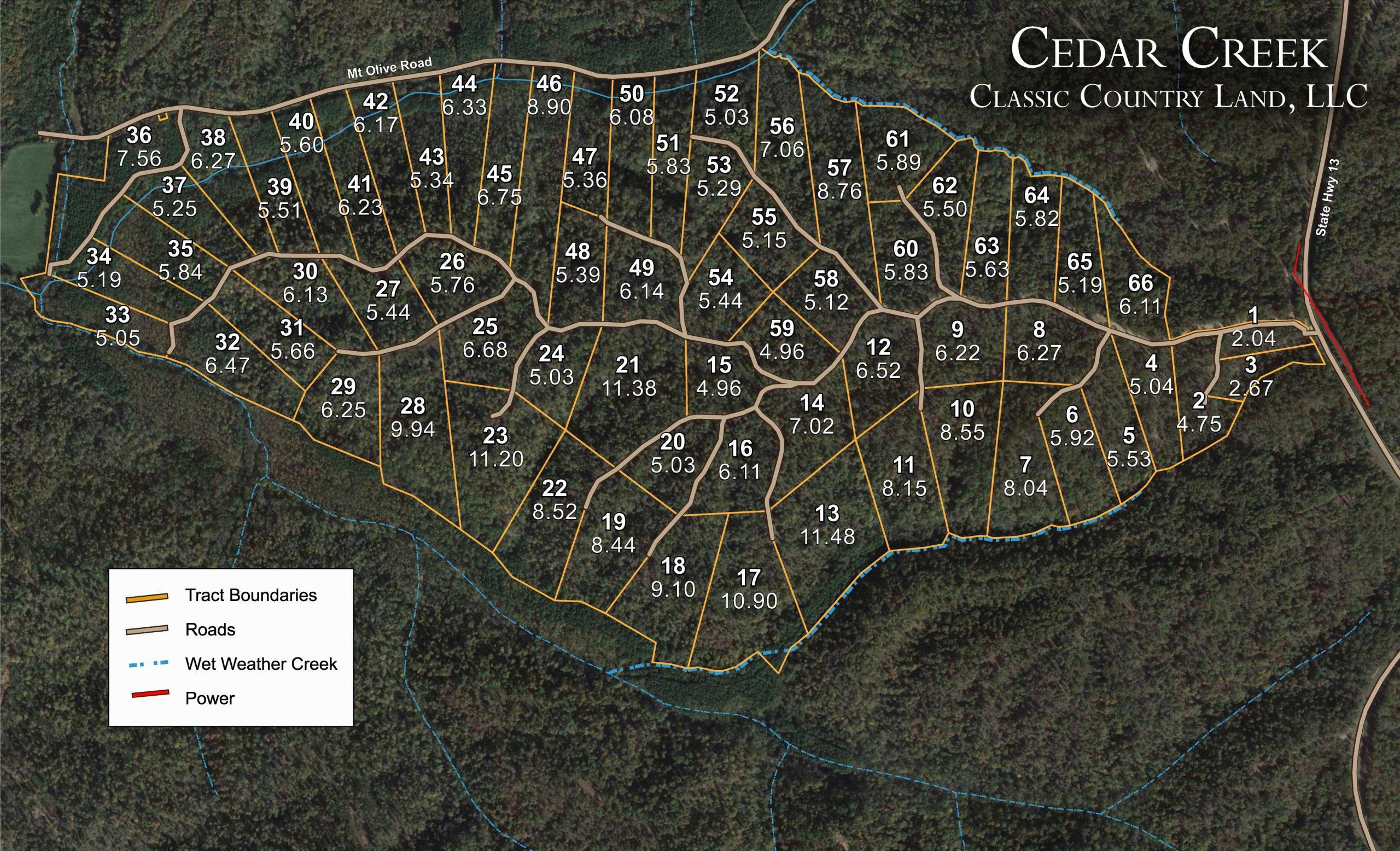 Tract Layout